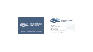 Cooling Energy Services Business Card designs