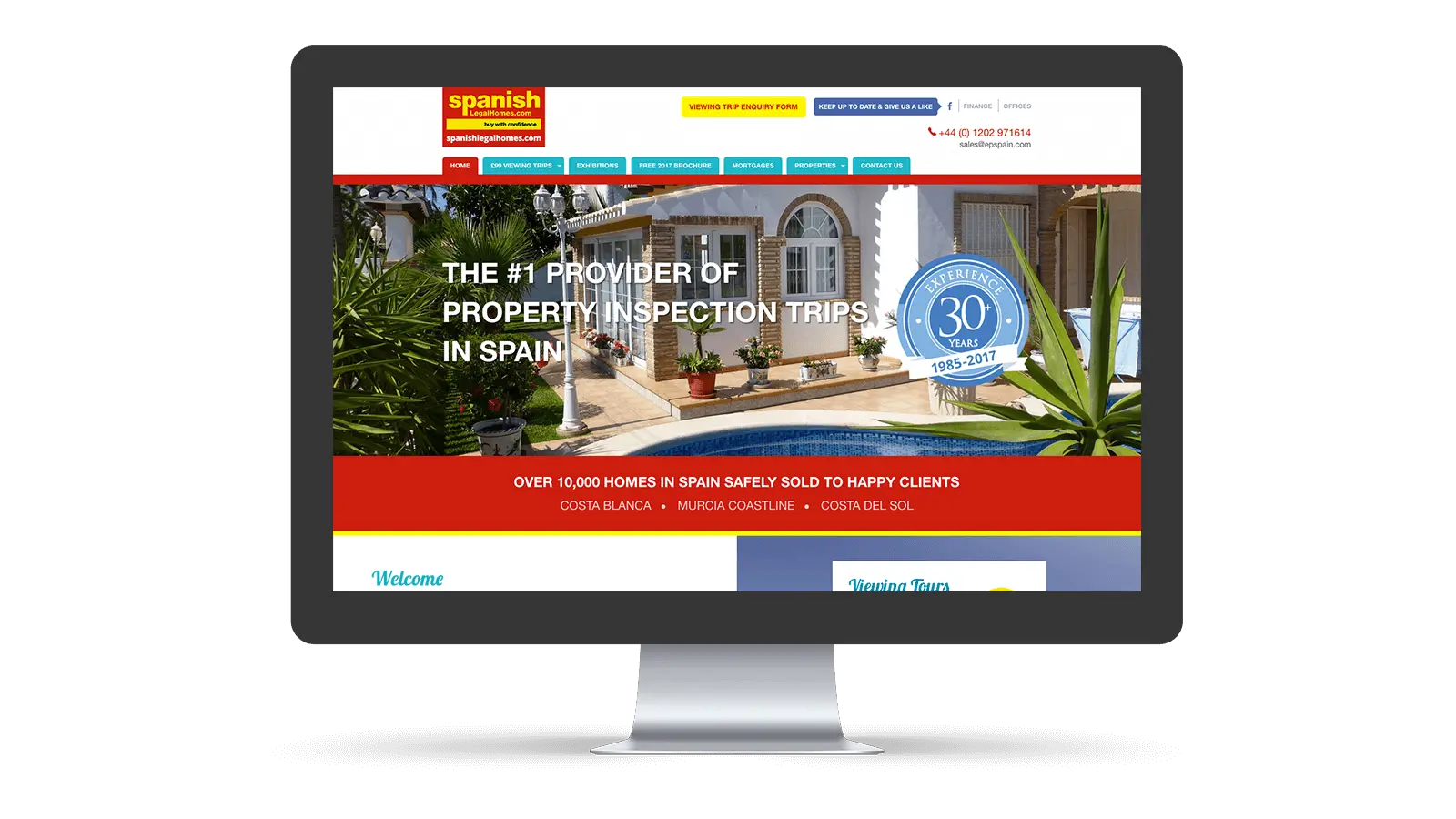 Spanish Legal Home website home page