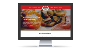 Brookes Bacon website homepage desktop